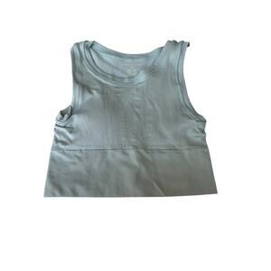 Harmony Balance Women's Mint Green Padded Athleisure Crop Top Size S